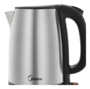 Pava Eléctrica Midea Acero Inoxidable 1,7 Lts. Color Plateado