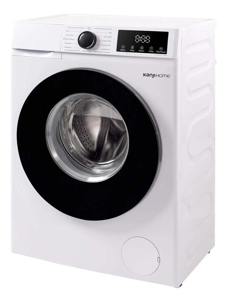 Lavarropa Kanji Home 6kg Inverter Kjh-wmcfwt Blanco Blanco