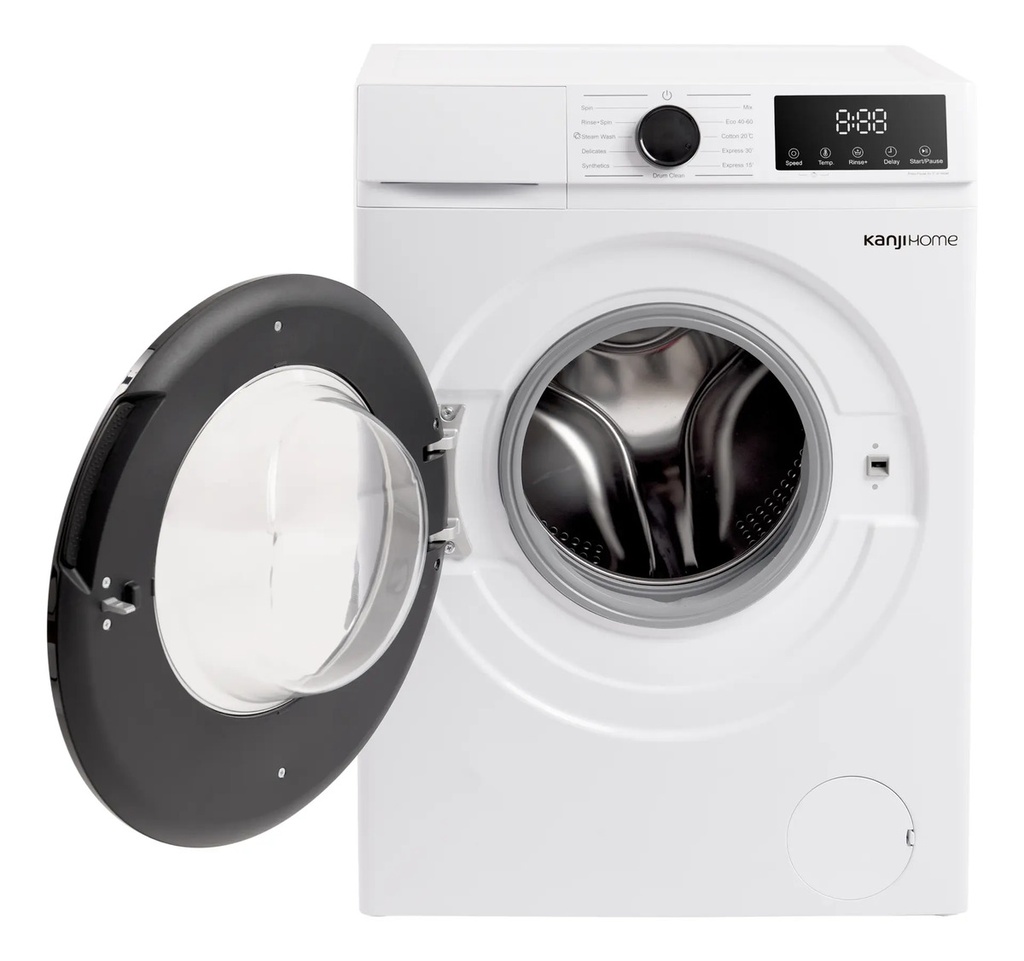 Lavarropa Kanji Home 6kg Inverter Kjh-wmcfwt Blanco Blanco