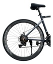 Bicicleta De Gravel R700c Fiat 500 Aluminio Rodado 28.5 Gris R28.5