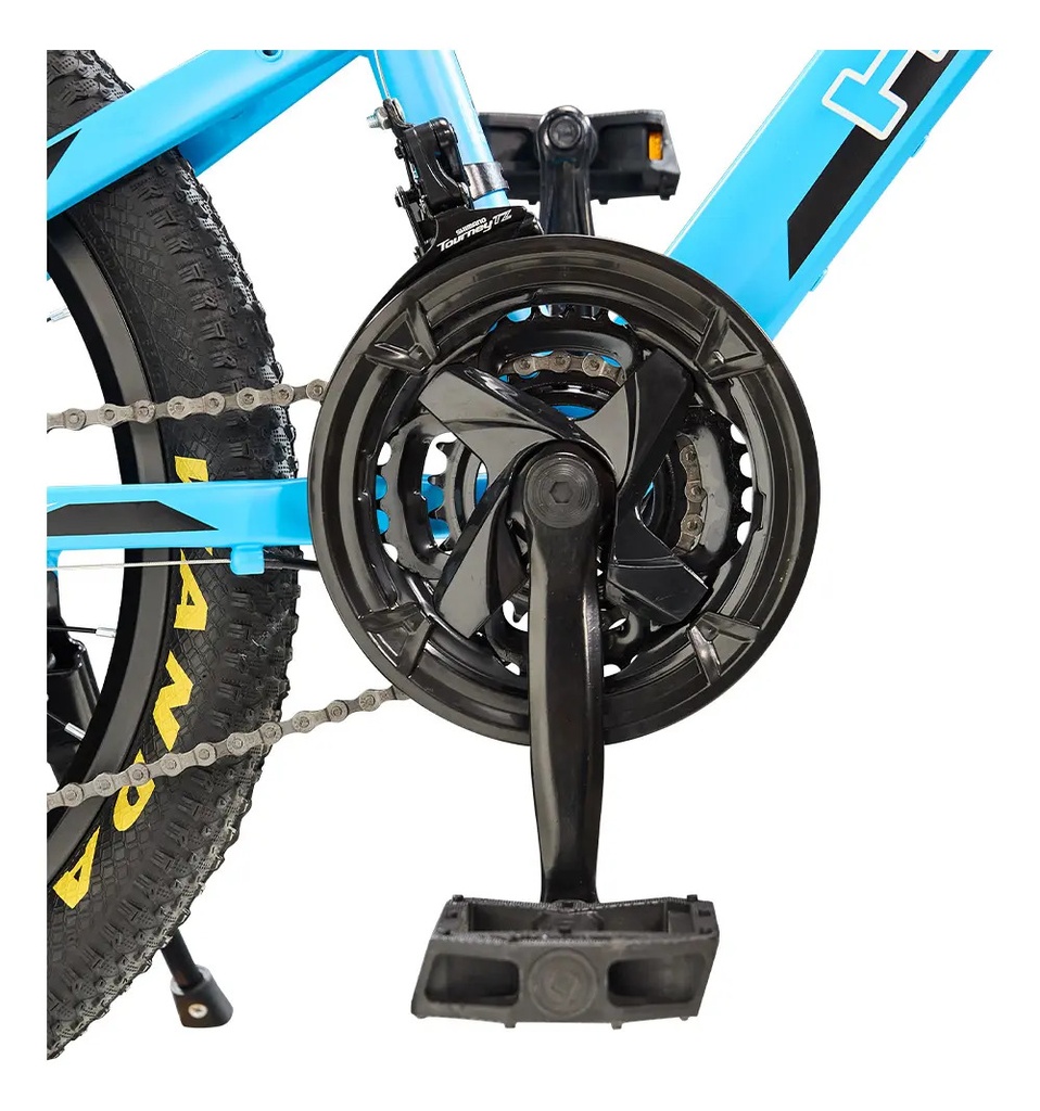 Bicicleta Mountain Bike R20'' 21 Vel. C/cambios Shimano Azul Azul Único