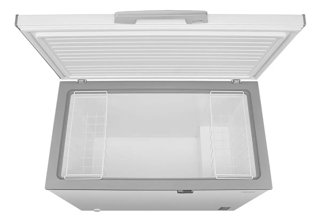 Freezer Horizontal Midea Inverter Mdrc411fze01 285l Blanco Blanco