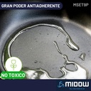 Bateria De Cocina 9 Piezas Midow Set Ollas Sarten Wok Teflon Negro