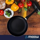 Bateria De Cocina 9 Piezas Midow Set Ollas Sarten Wok Teflon Negro