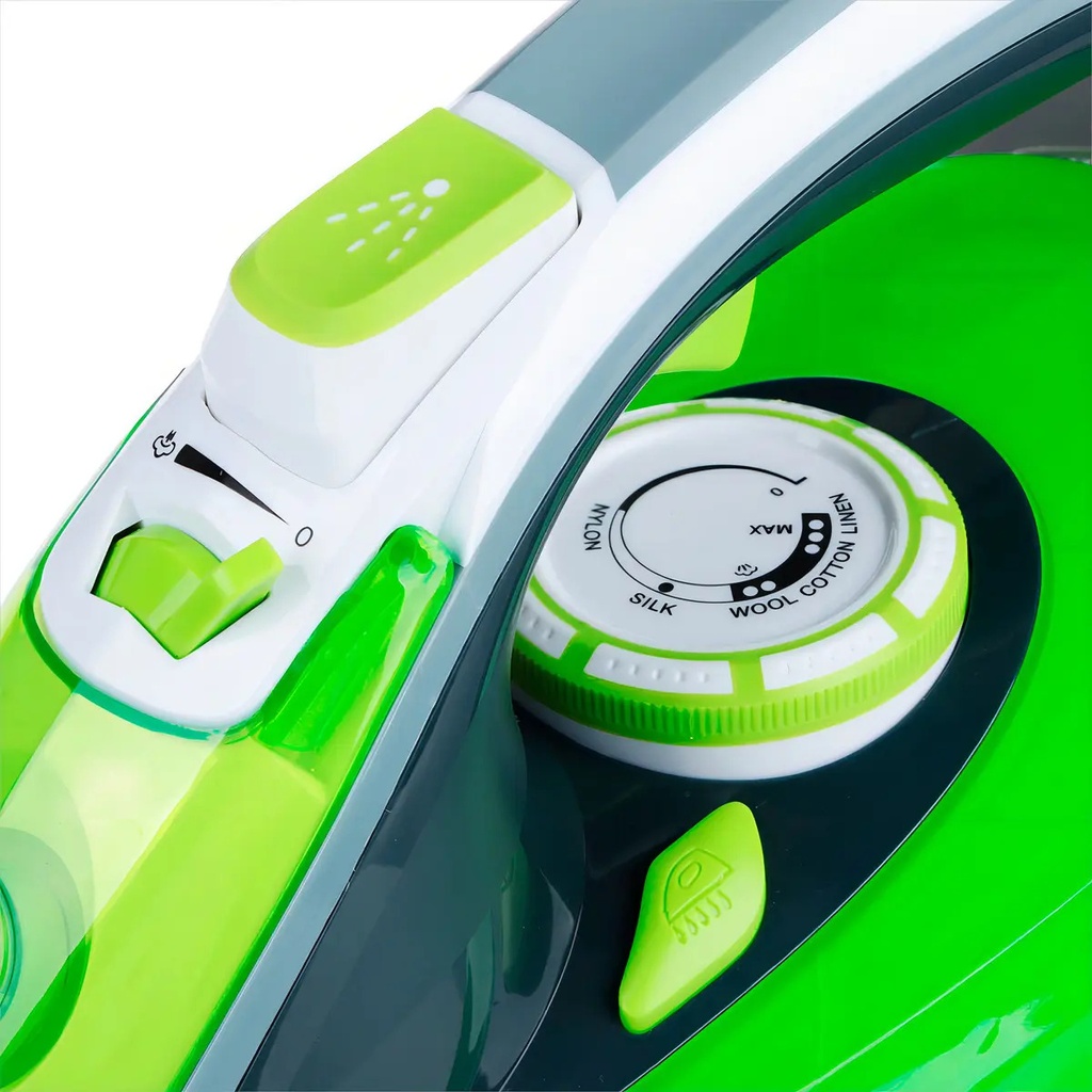 Plancha Westinghouse A Vapor 2200w Ceramica Wh-pl2203 Color Verde