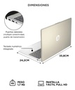 Notebook Hp 15.6  Intel I5 1235u 8gb Ram 512gb Ssd - Touchscreen - Natural Silver Plateado