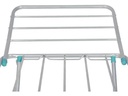 Tender De Piso Para Ropa Mor 006046 De Aluminio Con Alas Plateado