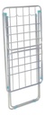 Tender De Piso Para Ropa Mor 006046 De Aluminio Con Alas Plateado