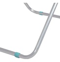 Tender De Piso Para Ropa Mor 006046 De Aluminio Con Alas Plateado