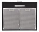 Extractor Purificador Kanji De Cocina 3v Luz Led 120w Filtro Negro