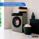 Lavarropas Vitta Inverter 8kg Silver 1200 Rpm Vit-wmcfsl8k