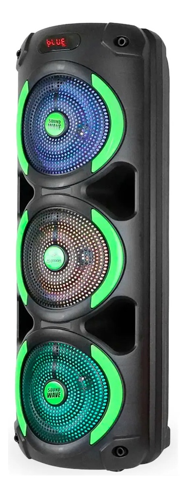 Torre De Sonido Parlante Ultrom Waikiki 3000w Bluetooth - Negro