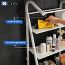 Mueble Organizador De Lavadero Vitta 3 Estantes Bastidor Blanco