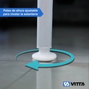 Mueble Organizador De Lavadero Vitta 3 Estantes Bastidor Blanco