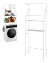 Mueble Organizador De Lavadero Vitta 3 Estantes Bastidor Blanco