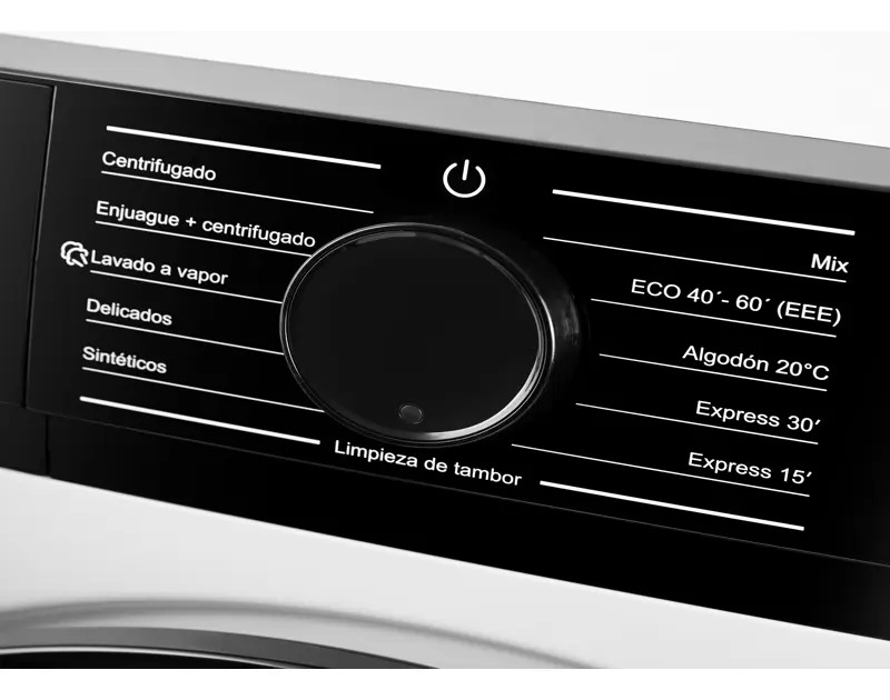 Lavarropas Kanji Kjh-wmcfwt8k 8kg Inverter Frontal Blanco Blanco