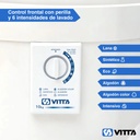 Lavarropas Semiautomático Superior 10 Kg 6 Programas Vitta Blanco