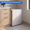 Freezer De Pozo Tfk-fp50 50 Litros Telefunken Color Blanco