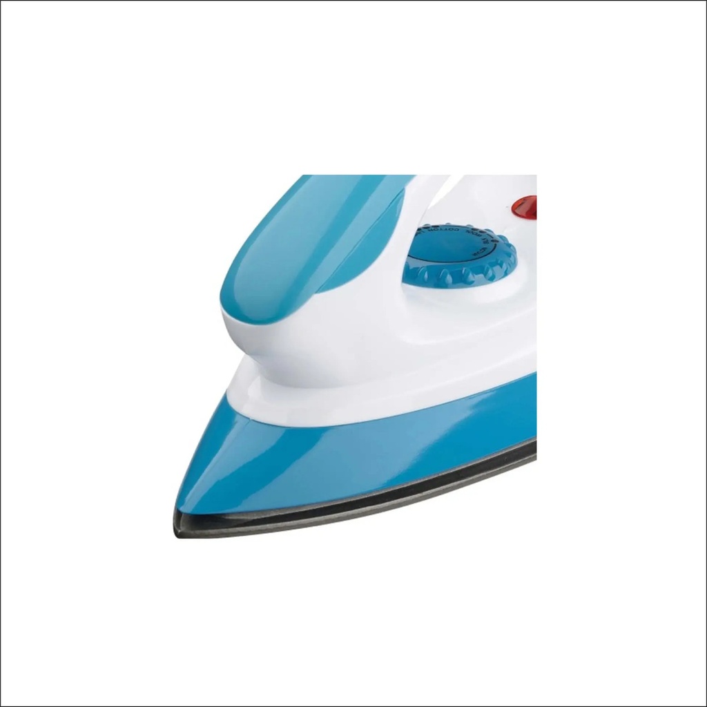 Plancha Vitta En Seco 1000w Acero Inoxidable Celeste