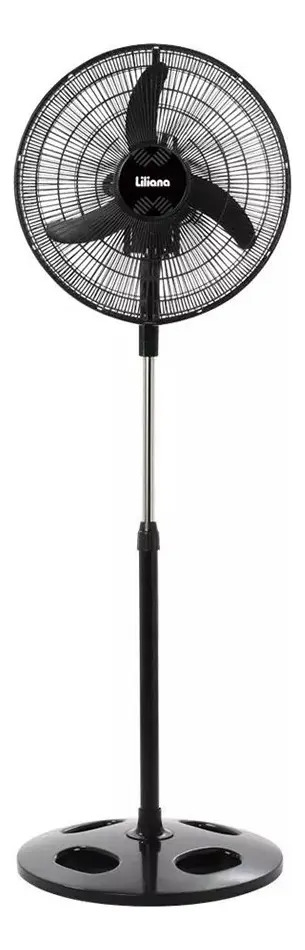 Ventilador De Pie Liliana Vprn20 20 - Orbital Con Repeler 50.8 Cm Negro Negro Plástico 3