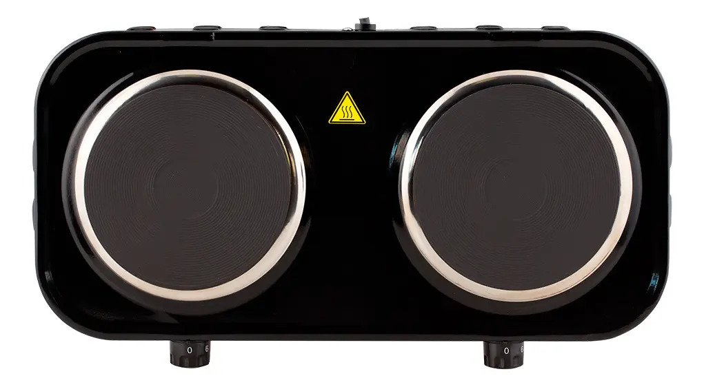 Anafe Electrico Doble Vitta Negro 220v Negro