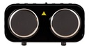 Anafe Electrico Doble Vitta Negro 220v Negro