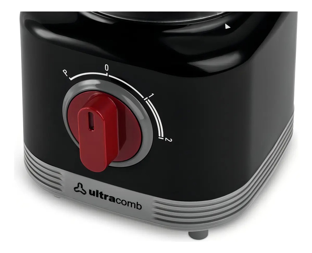 Licuadora Ultracomb Lc-2007 1.5 L 650w Jarra Plástico Color Negro