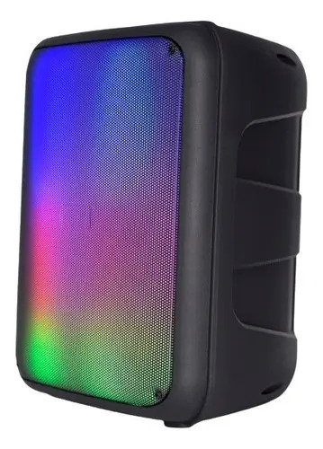 Parlante Kanji Harrison Indie Kj-indie Luces Led - Negro