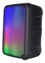 Parlante Kanji Harrison Indie Kj-indie Luces Led - Negro