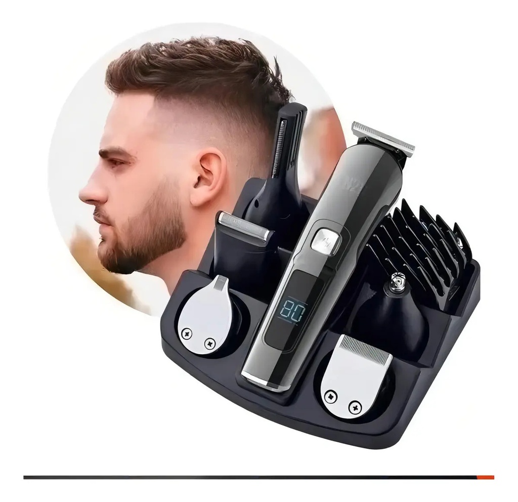 Afeitadora Eléctrica Hombre Westinghouse 6 Funciones Usb Color Negro