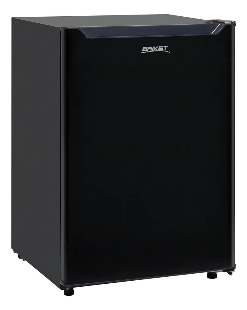 Heladera Frigobar Bajo Mesada Briket Bk1f 10 Color Negro Con Capacidad De 125l