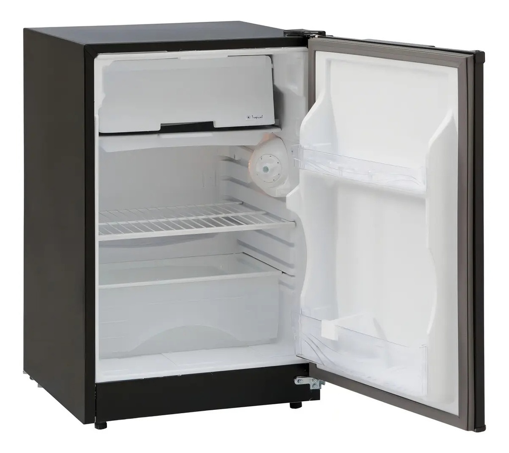 Heladera Frigobar Bajo Mesada Briket Bk1f 10 Color Negro Con Capacidad De 125l