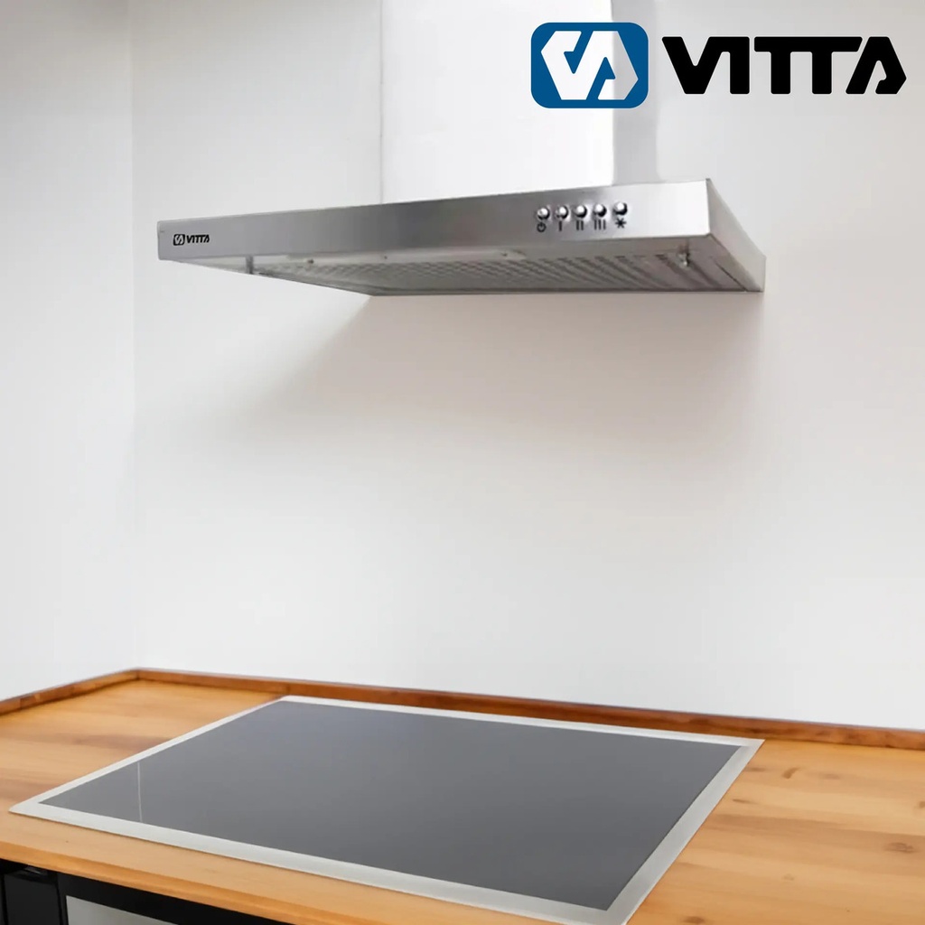 Campana Vitta Slim 3v 60cm C/salida Acero Inoxidable Plateado