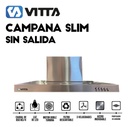 Campana Vitta Slim 3vel 60cm Sin Salida - Acero Inoxidable Plateado