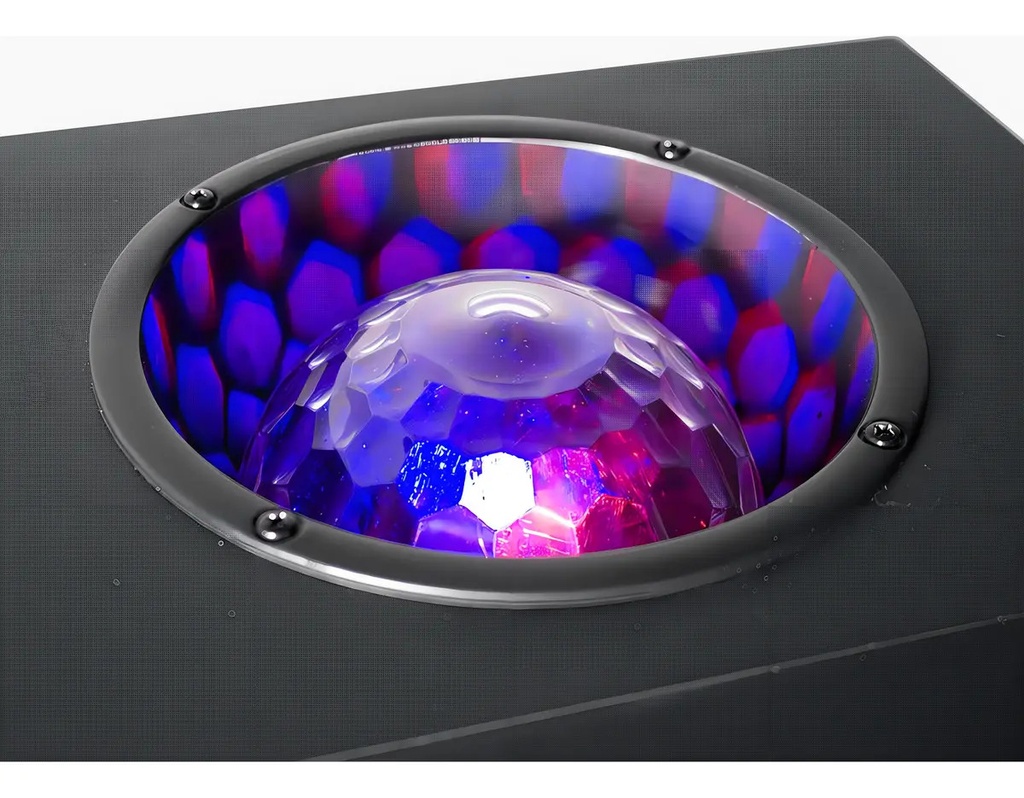 Parlante Portátil Bluetooth Sbl-6500bt Crown Mustang 8500w Color Negro