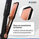Planchita De Pelo Suono Snpe-1102 Revestimiento Ceramica Negro