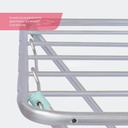 Tendedero De Piso Ropa Aluminio Slim Mor 6045 Color Aluminio Mor