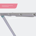 Tendedero De Piso Ropa Aluminio Slim Mor 6045 Color Aluminio Mor