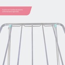 Tendedero De Piso Ropa Aluminio Slim Mor 6045 Color Aluminio Mor