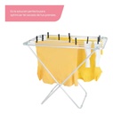 Tendedero De Piso Ropa Aluminio Slim Mor 6045 Color Aluminio Mor