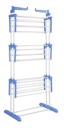 Tender Ropa Vertical Plegable Alas Reforzado 3 Niveles Color Blanco Más Que Sillas Blanco Azul