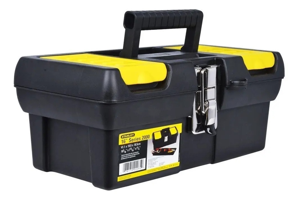 Caja De Herramientas Stanley 16-013 De Plástico 206mm X 403m Negro/amarillo