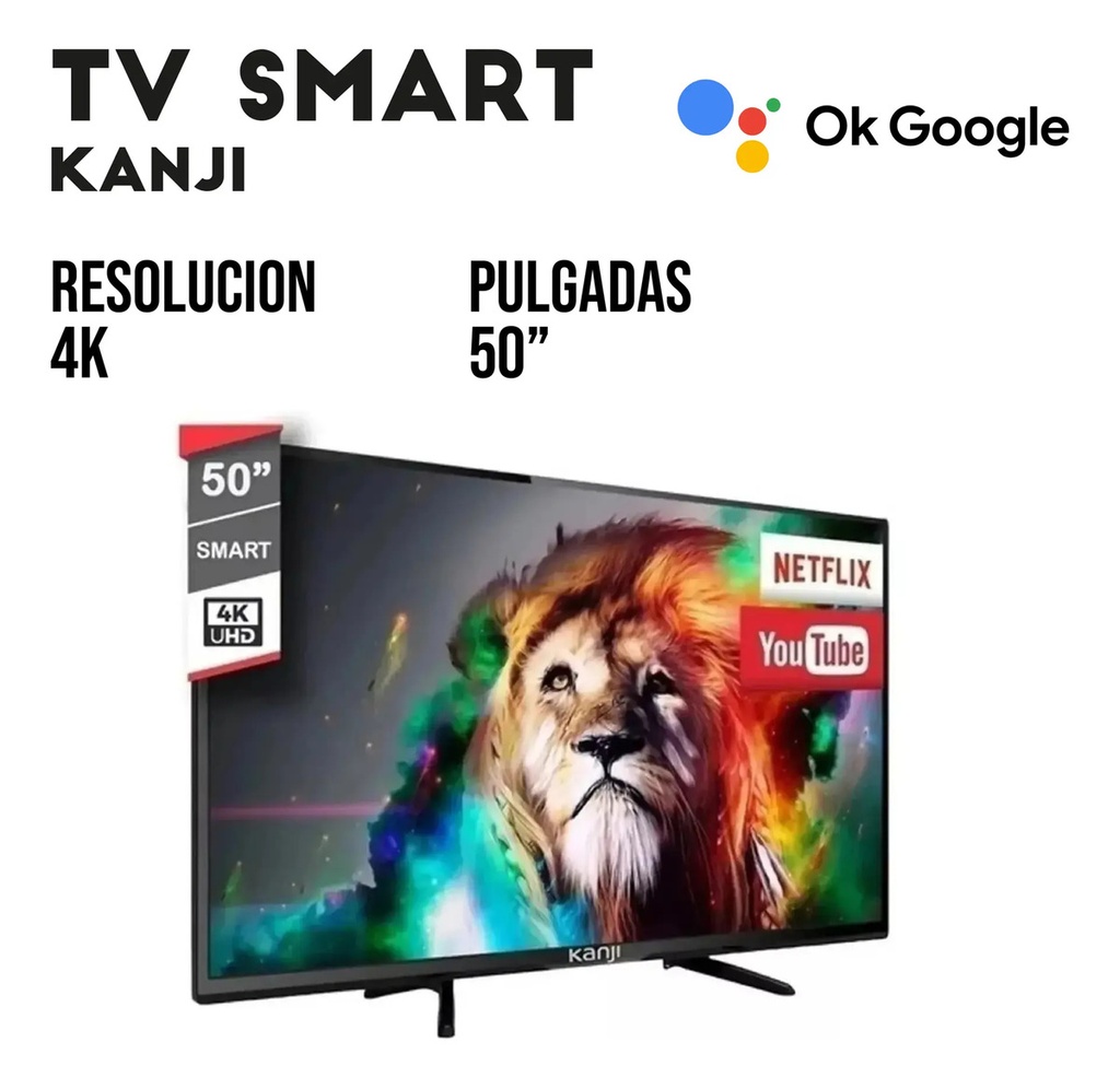 Smart Tv Kanji Kj-50st005 Led Android 4k 50  100v/240v