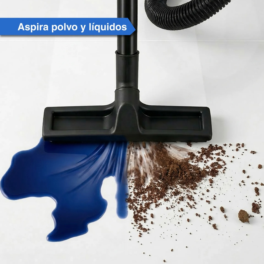 Aspiradora Sopladora Konan 15l 1200w Liquido Polvo Hepa Plateado