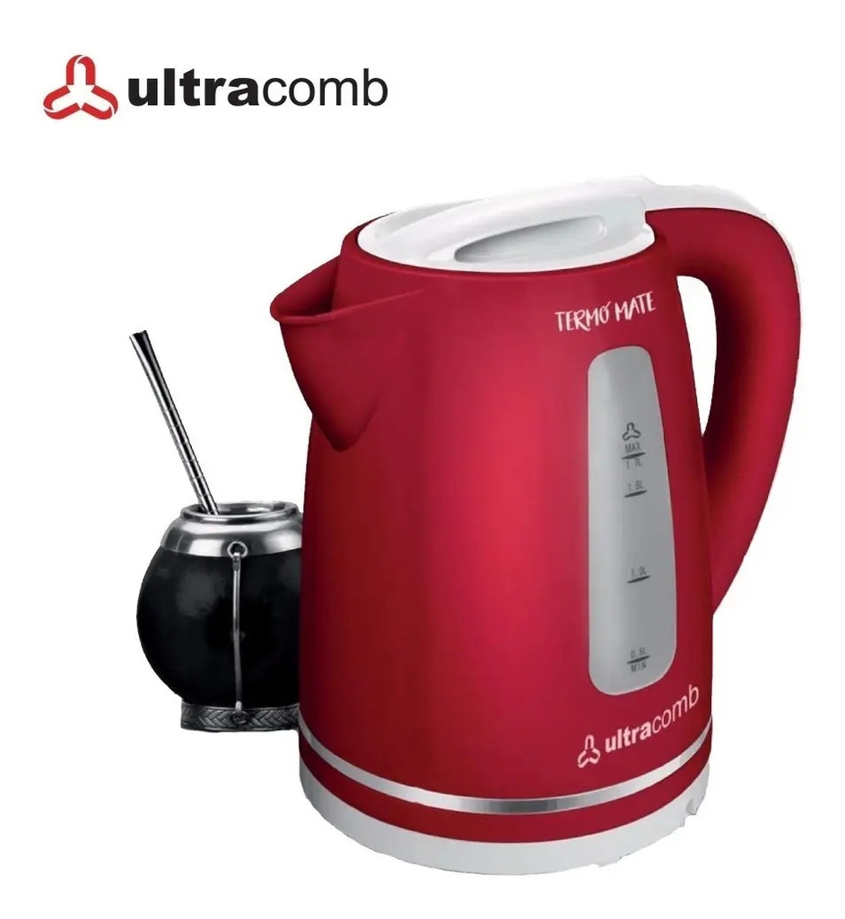 Pava Electrica Con Corte Mate Ultracomb Pe-4909 Rojo 220 - Rojo