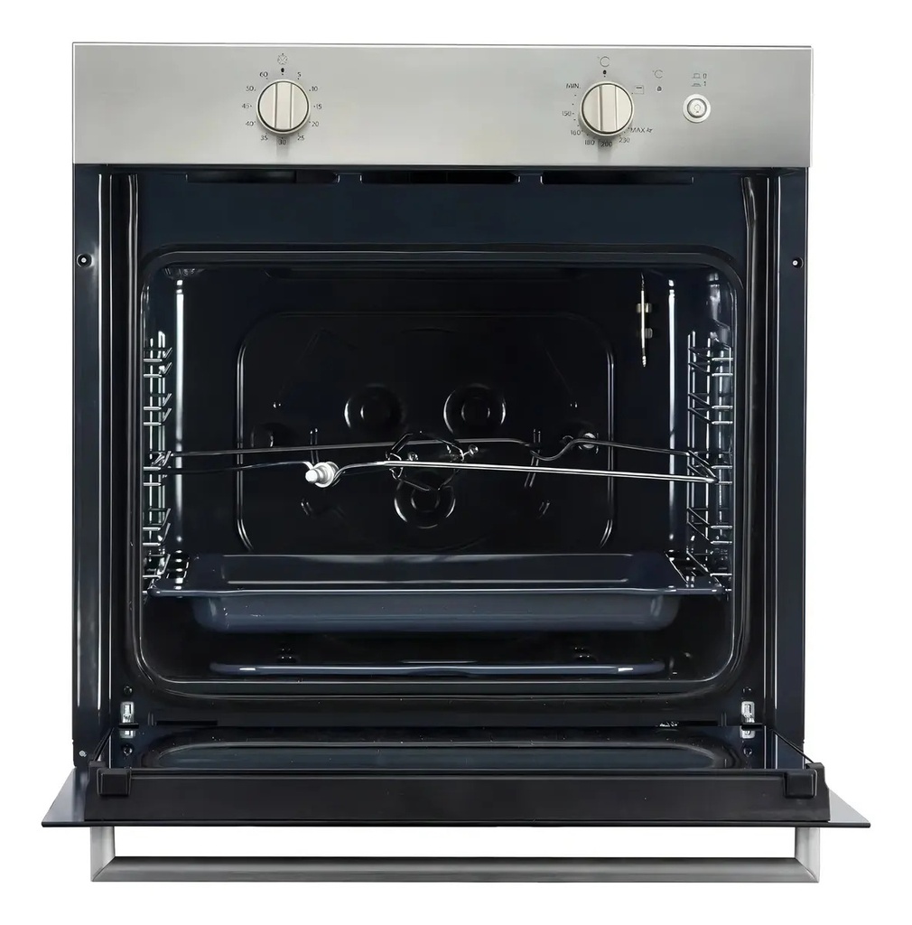 Horno Whirlpool Empotrable Multigas 60 Cm Color Negro Inoxidable