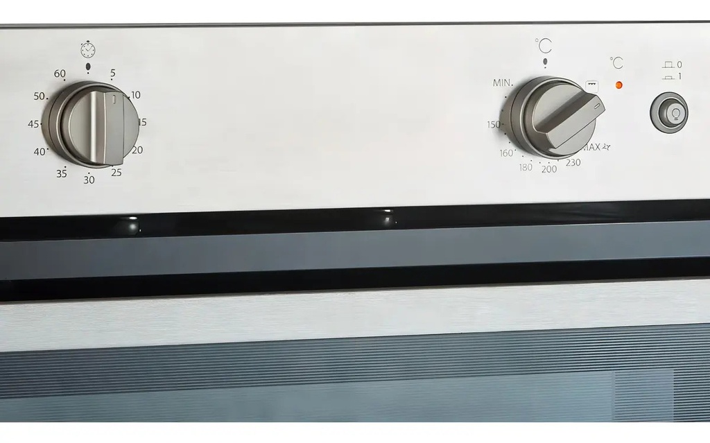 Horno Whirlpool Empotrable Multigas 60 Cm Color Negro Inoxidable