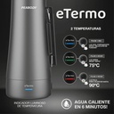 Termo Electrico Peabody Et1001d E-termo 1 Litro Mate Bombilla P1 Gris Oscuro