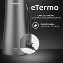 Termo Electrico Peabody Et1001d E-termo 1 Litro Mate Bombilla P1 Gris Oscuro