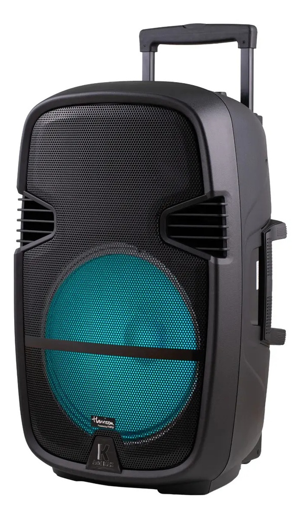 Parlante Portatil Bluetooth Harrison Kanji Acid Max C/ Mic Color Negro
